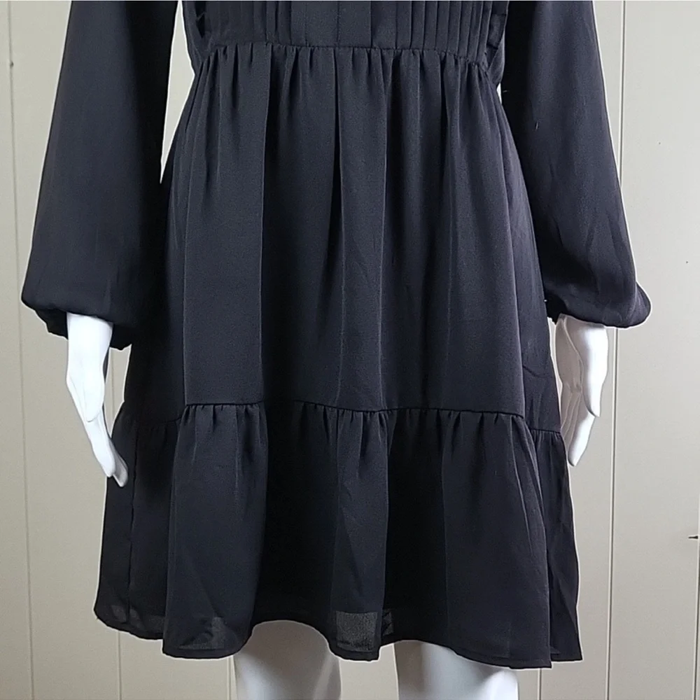 J. Crew Mercantile Ruffle Pintuck Dress